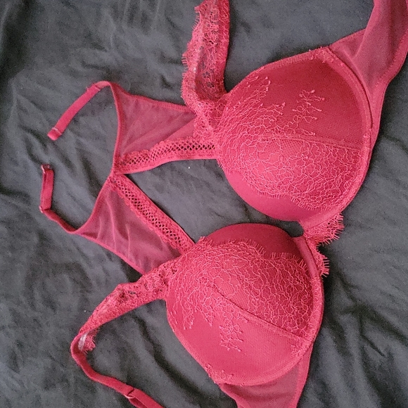 Victoria's Secret Very Sexy Push Up Maroon bra, sz 34B - Picture 7 of 10